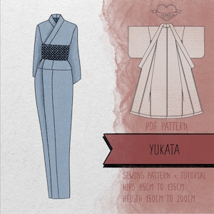 Yukata pattern // Pattern and tutorial // Intermediate level