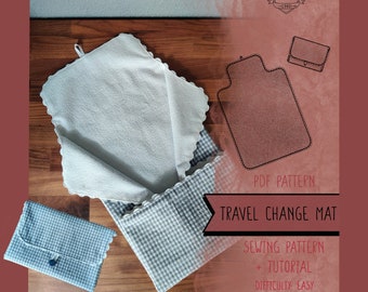 PDF Cambiador de viaje // Patrón y tutorial // Nivel principiante