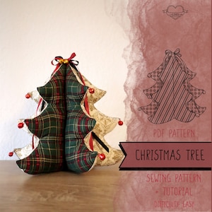 Stuffed Christmas Tree // Pattern and Tutorial // Beginner Level
