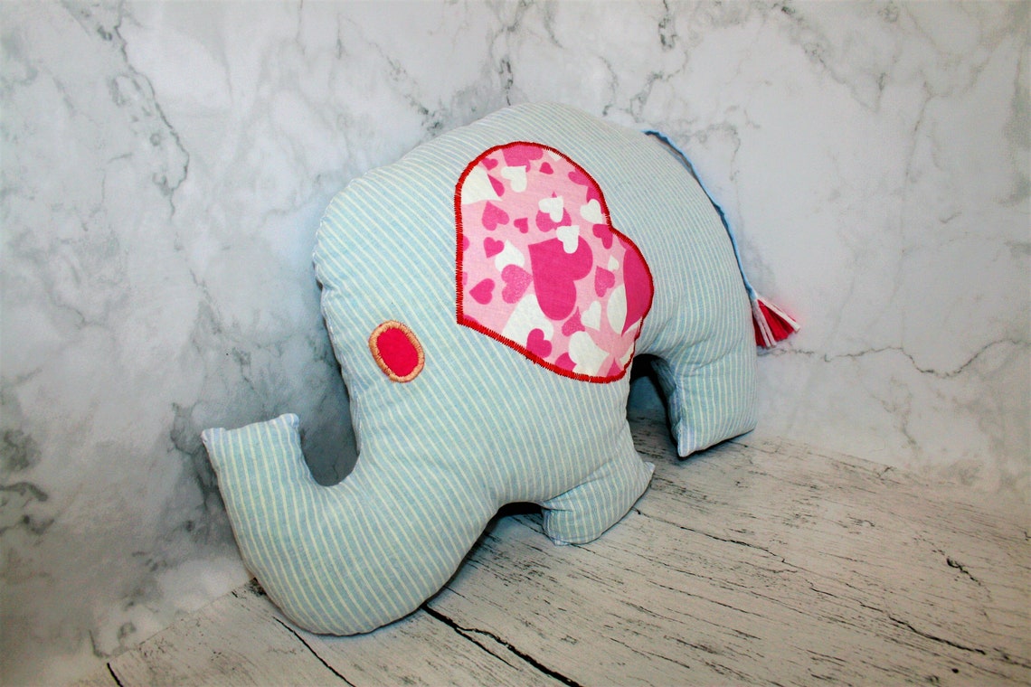 Pillow Elephant.Personalized Elephant Shaped CushionNursery Etsy