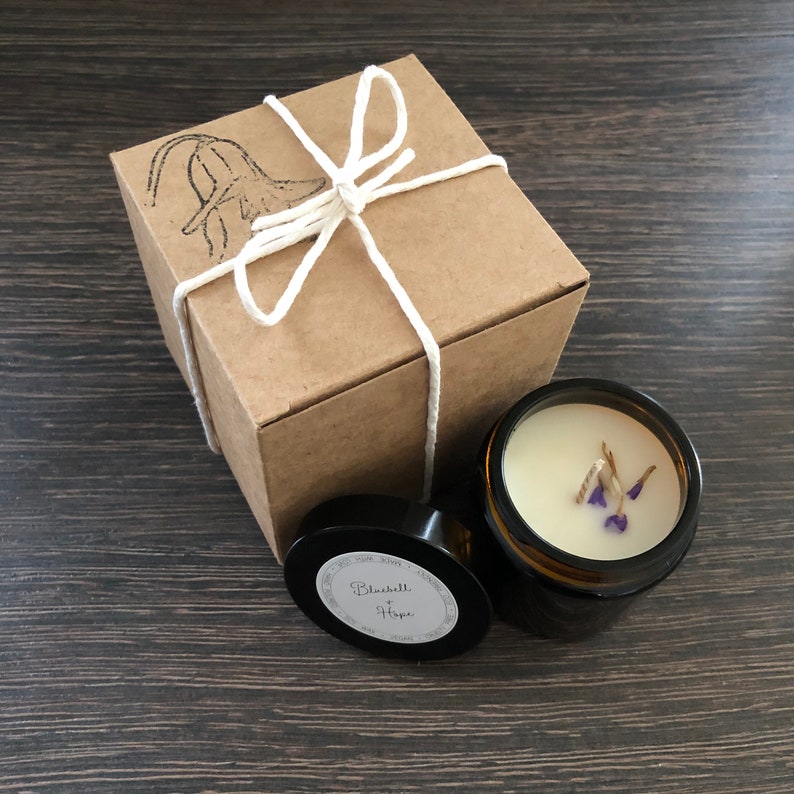 Lavender and Frankincense Scented Hand-Poured Soy Wax Candle