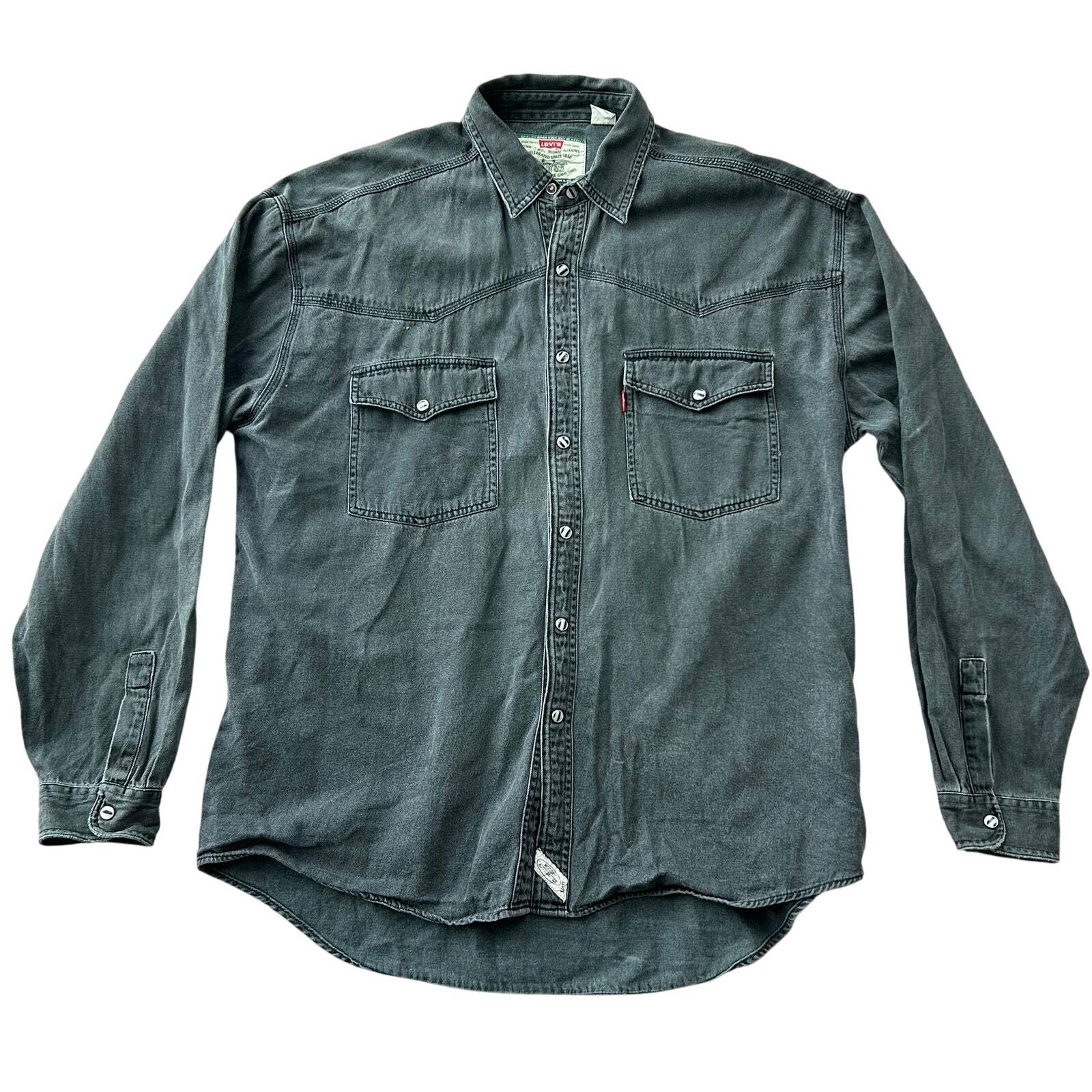 Vintage 1950's Levi's Horn Sawtooth Western Shirt
