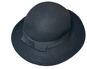 Holt Renfrew Wool Bowler/derby Style Hat Made in Italy - Etsy
