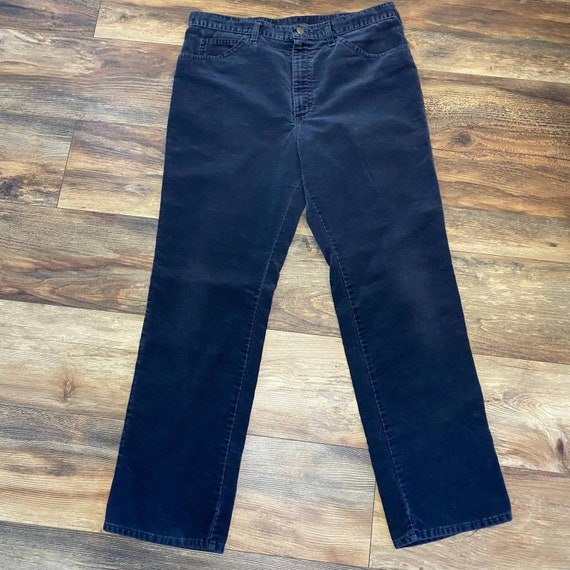 Vintage Lee Corduroy Pants Black Men's 