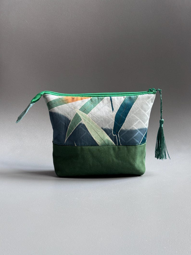 Pouch Vert pompon