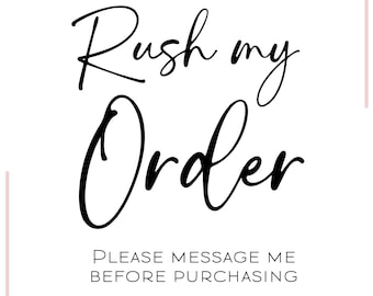 Expedited Order Processing: Rush My Order