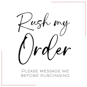 Expedited Order Processing: Rush My Order