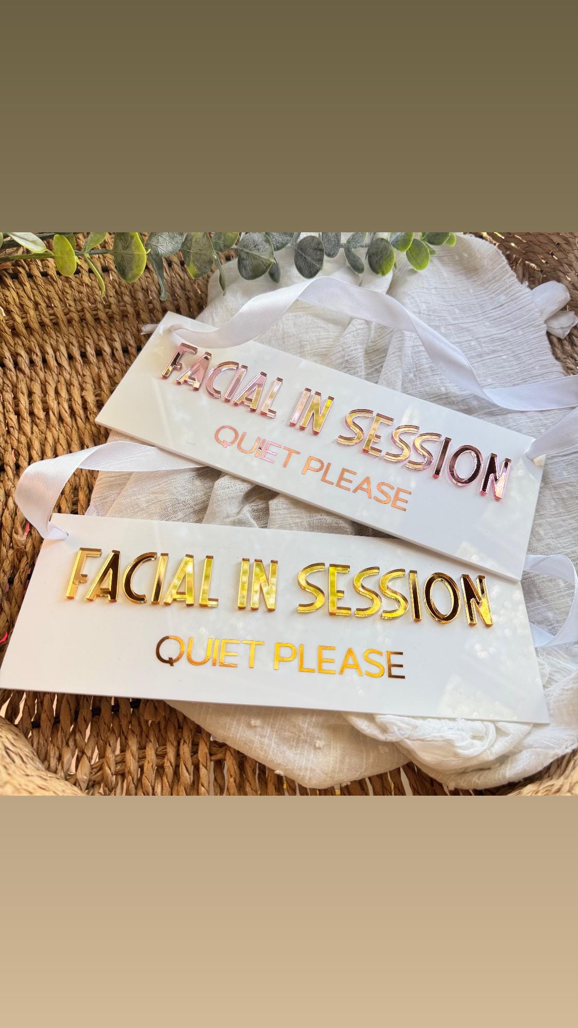 Salon in Session Acrylic Door Sign - Do Not Enter - Etsy