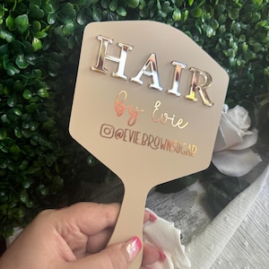 Friseur Photo Prop: Acryl Salon Dekor, Friseur Geschenk