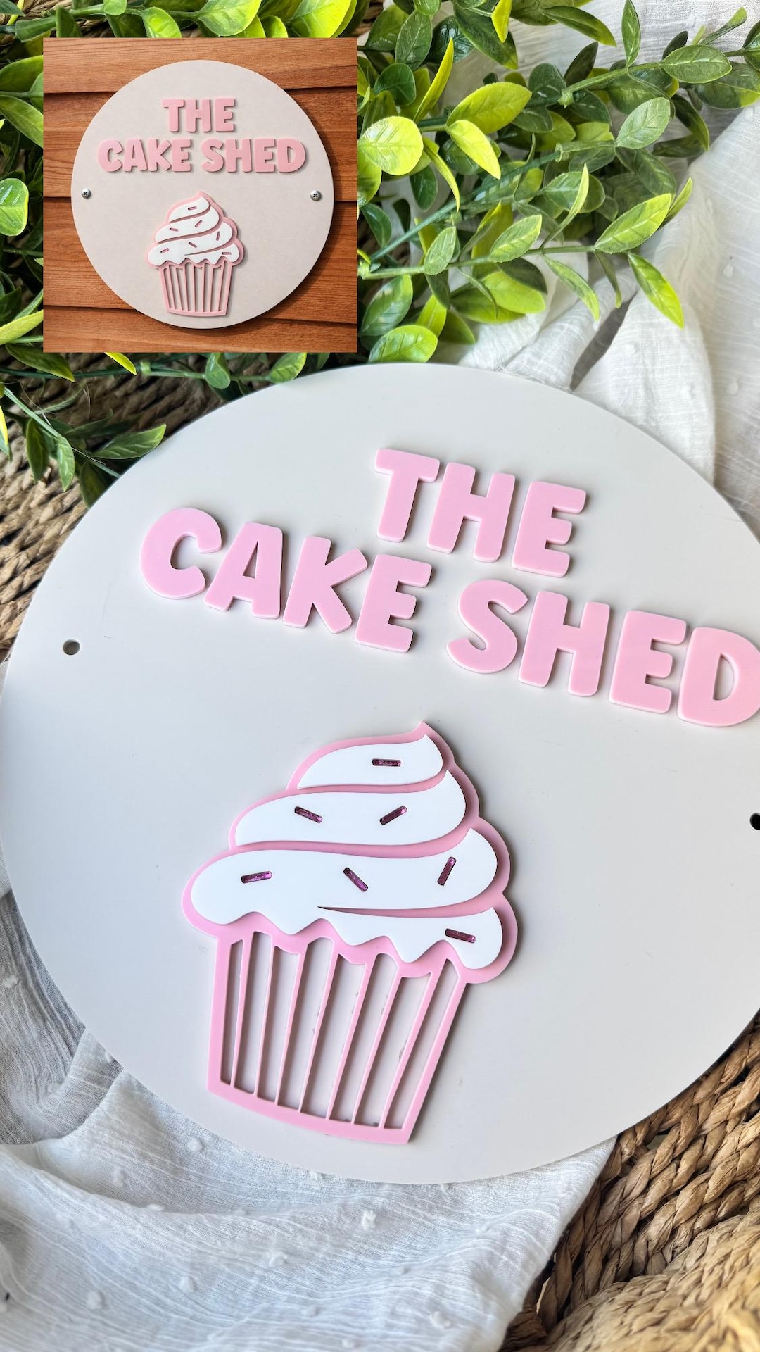 Cake Shed, Hut, Sign. Bakery Sign, Baker Gift Acrylic Signage Custom ...