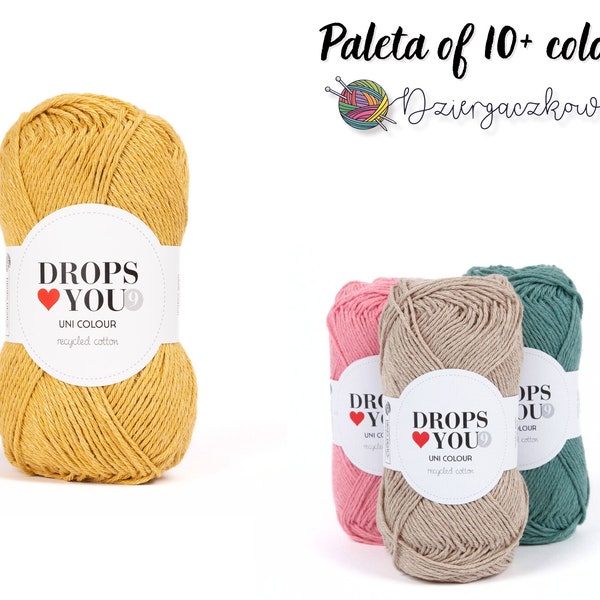 DROPS You 9 / Colourful and recycled cotton