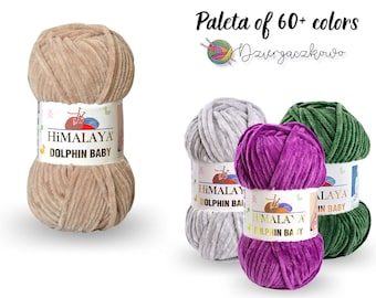 Himalaya Dolphin Baby Yarn 100g / 120 m, amigurumi, Crochet, suitable for kids, handmade, diy