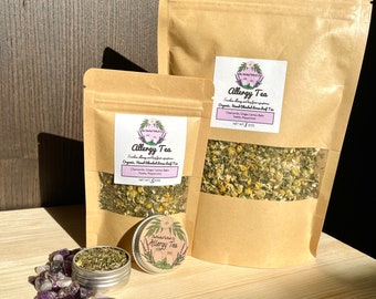 Allergy Tea - Allergy Relief - Herbal Tea - Herbal Tea Kit - Herbal Tea Blends - Herbal Tea Gift - Herbal Tea Set - Allergy Relief Tea