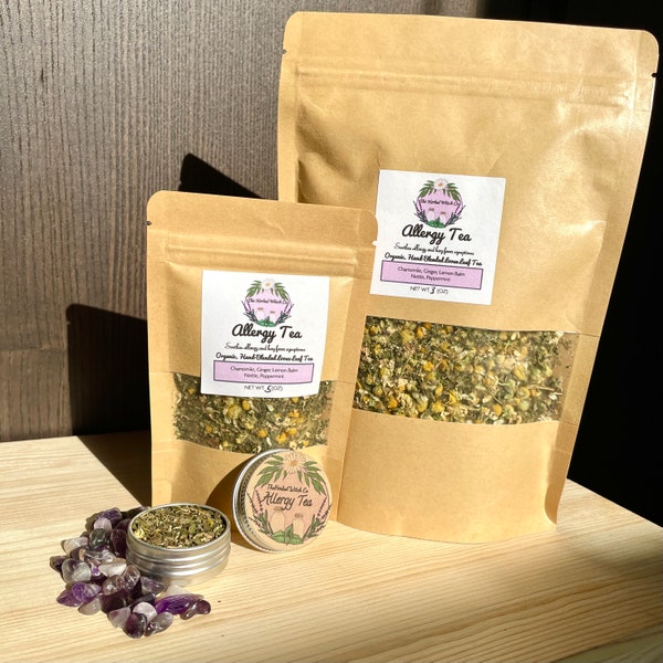 Allergy Tea - Allergy Relief - Herbal Tea - Herbal Tea Kit - Herbal Tea Blends - Herbal Tea Gift - Herbal Tea Set - Allergy Relief Tea