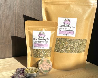 Cold And Flu Tea - Wellness Tea - Cold-Banishing Tea - Herbal Tea - Herbal Tea Kit - Herbal Tea Blends - Herbal Tea Gift - Herbal Tea Set