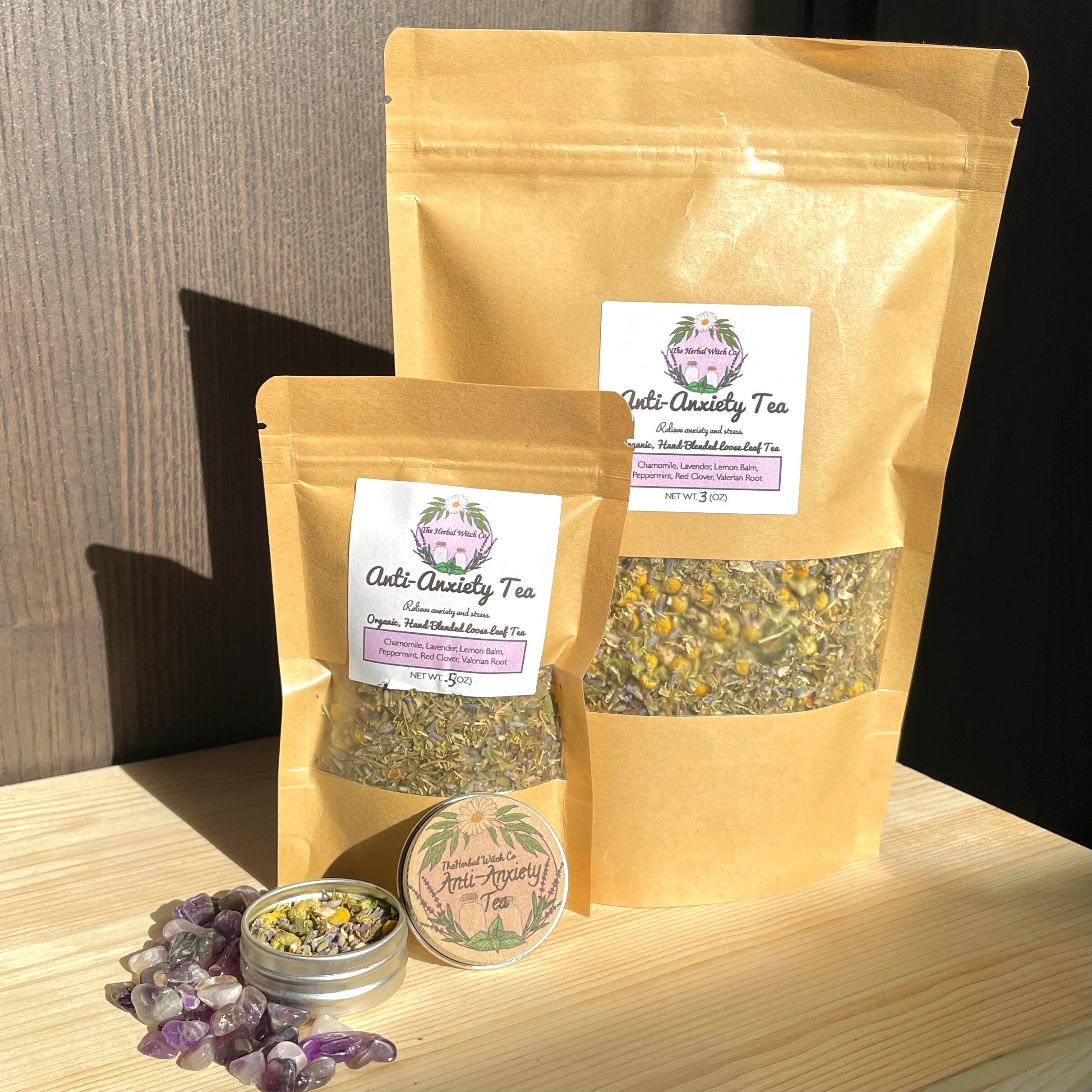 Anxiety Tea Stress Relief Tea Anti Anxiety Tea Stress Etsy