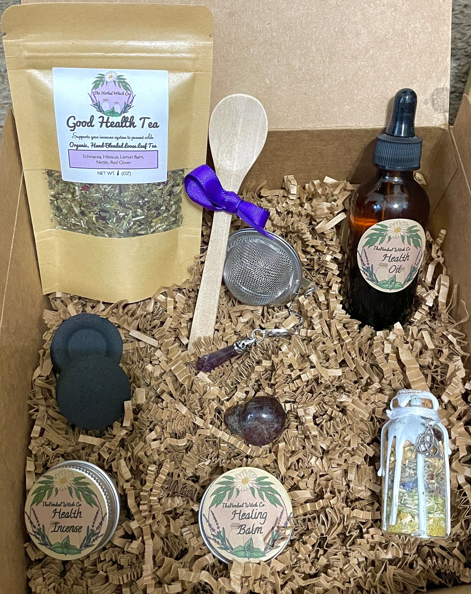 Herbal Healing Gift Herbal Healing Set Herbal Health Gift Etsy