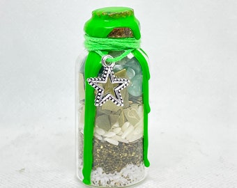 Luck Spell Jar - Lucky Spell Jar - Lucky Spell - Spell Jar Necklace - Luck Spell - Witch Jar - Spell Jar - Witchcraft Supplies - Witchcraft
