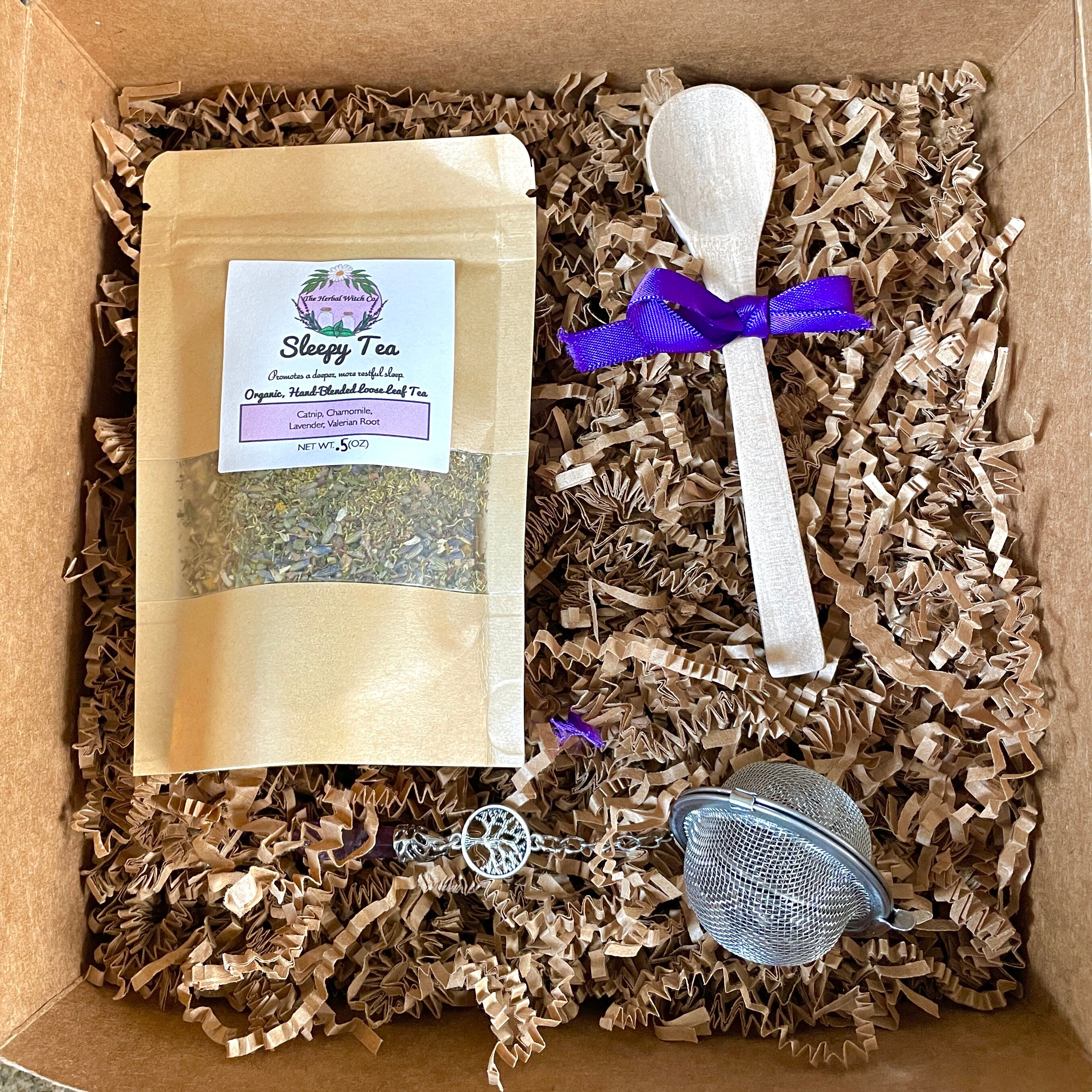 Sleep Tea Ritual Set Sleepy Tea - Sleep Tea - Sleepy Time Tea - Herbal Tea - Herbal Tea Kit ...