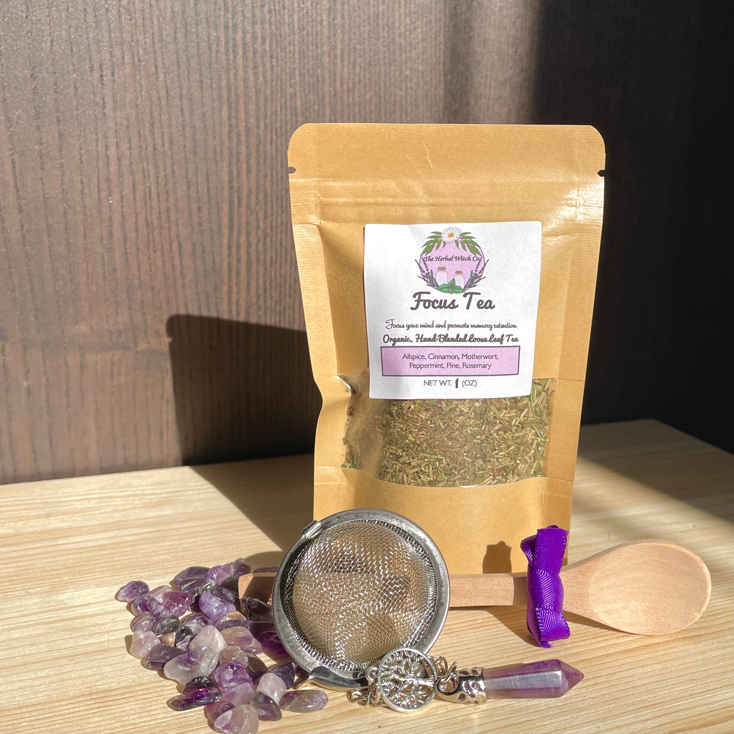 Focus Tea Study Tea Concentration Tea Herbal Tea Etsy