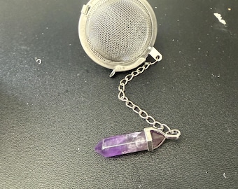 Herbal Tea Strainer - Crystal Tea Infuser - Crystal Tea Strainer - Herbal Tea Infuser - Crystal Tea Ball - Herbal Tea Ball