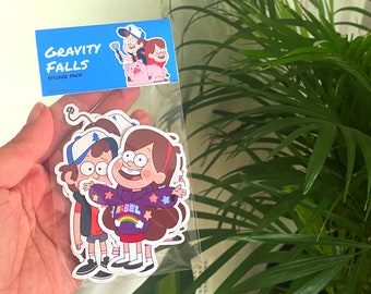 Gravity Falls Sticker Pack / Set of 6 / Glossy Waterproof
