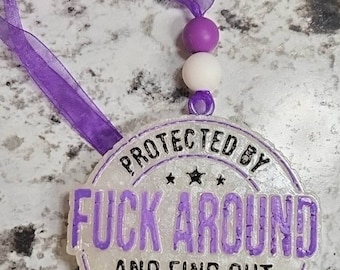 Funny Car Freshie, Sarcastic Vulgar Scented Air Freshener, FAFO