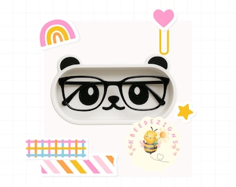 3D Printed Panda Eyeglass Holder | PLA Desk Tray