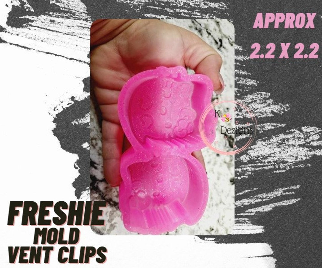 Kitty, Cat, Hello, Car Freshie, Vent Mold, Freshie, Freshie Mold, Aroma