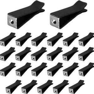 Black metal vent clips small for car freshies: diy supplies, 10 pack