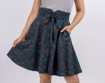 Natalie - Gored Skirt (PDF Pattern)