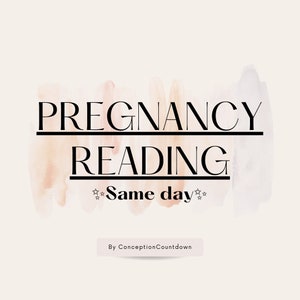 Same Day Conception Gender & Timing / Pregnancy Tarot Reading - by ConceptionCountdown