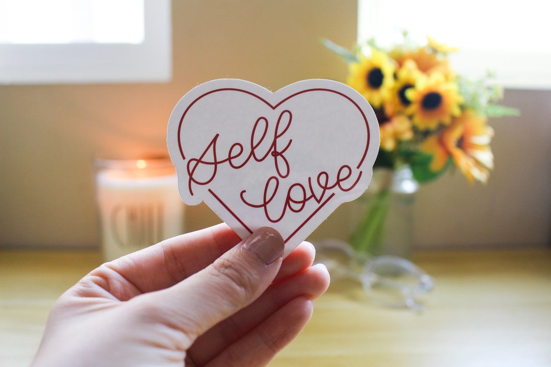 Self Love - Vinyl Sticker | Mental Health | Self-care Gifts | Self-love ...