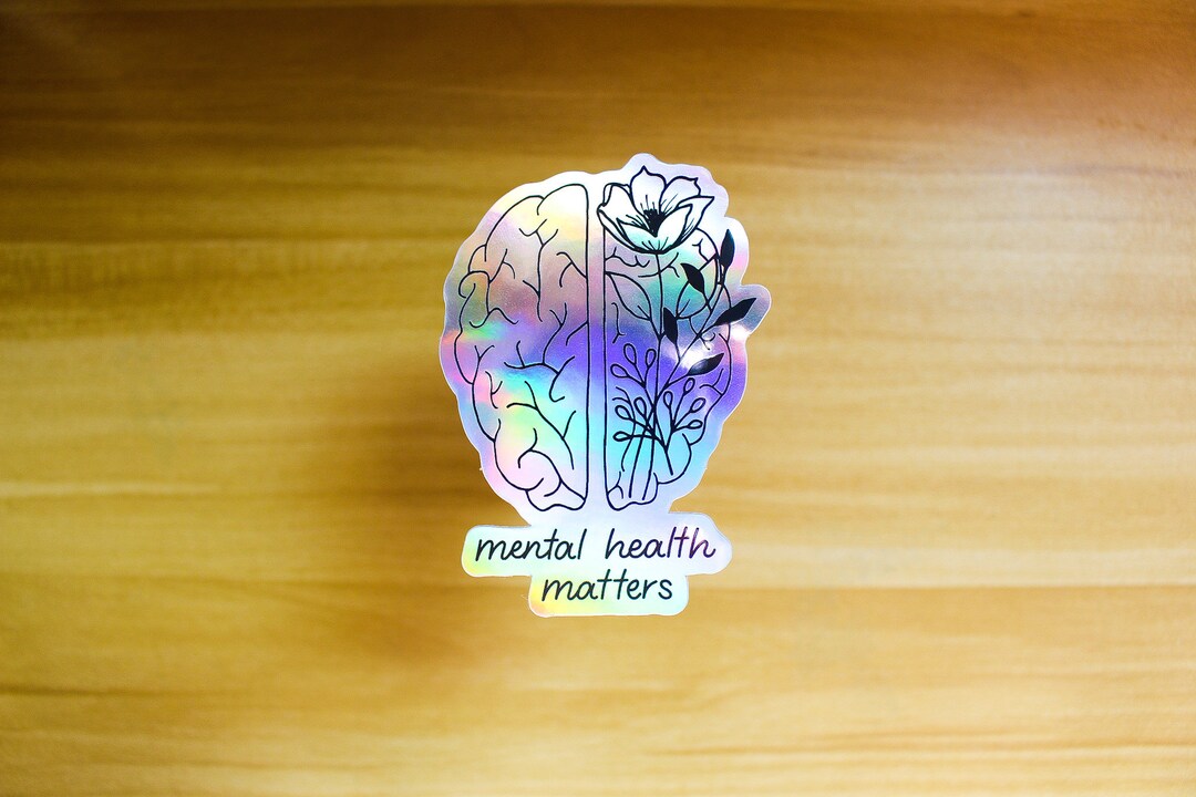 Mental Health Matters - Vinyl Sticker | Laptop Sticker | Water Bottle ...