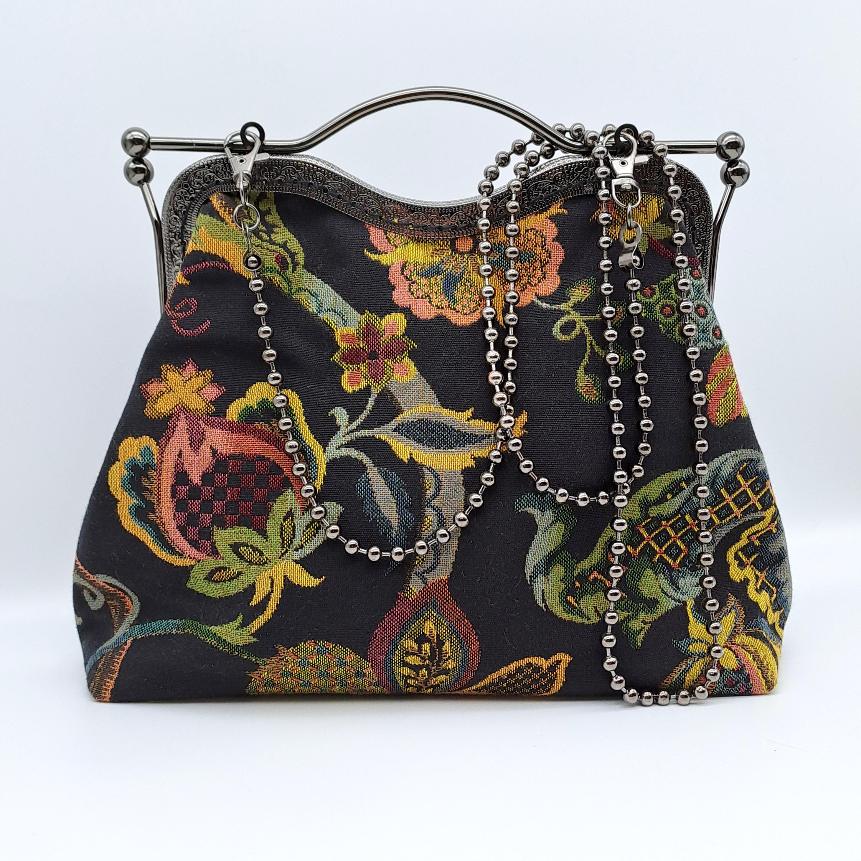 Sacchetto del tessuto damascato Italia