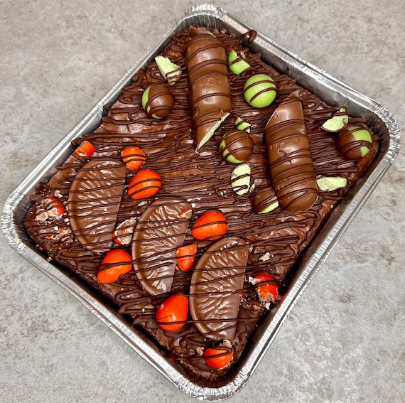 Half & Half Loaded Brownie Tray