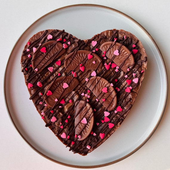 Special Occasions Heart Brownie