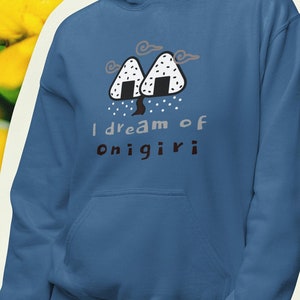 Dreamy Onigiri Hoodie | Japanese Food Fantasy in Every Bite | Anime and Manga Lovers