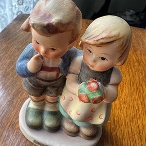 1952 Goebel Hummel Figurine TMK6 #320 "We Congratulate" 4.5 inches ~ Perfect Like New Condition ~ Made in West Germany ~ Hummel Collectible