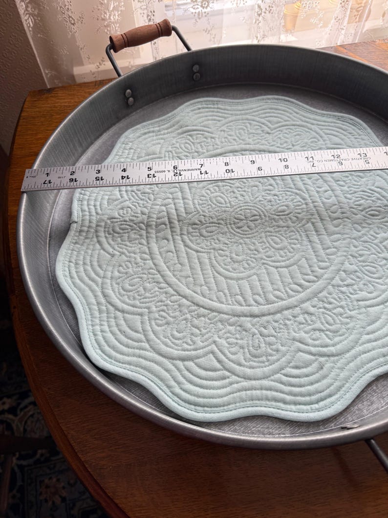 POTTERY BARN Galvanized Tray with Wooden Handles - Thumbnail 4