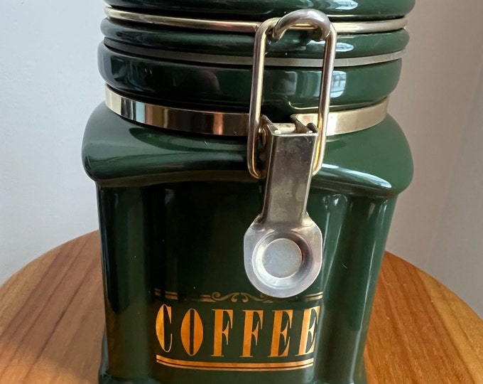 Vintage British Coffee Canister Coffee Canister & Storage With Airtight