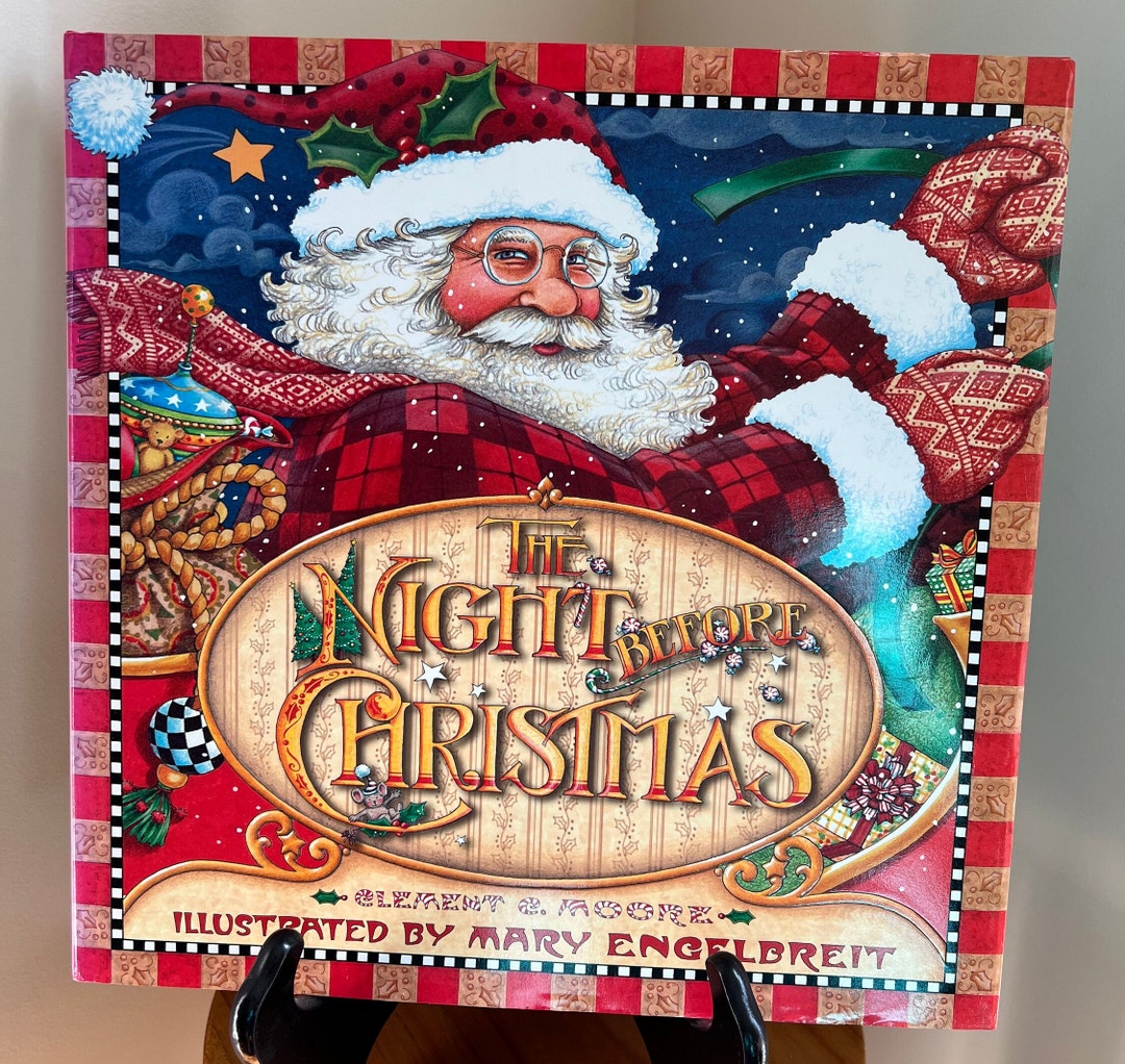 The Night Before Christmas Story Book Illustrated by Mary Etsy