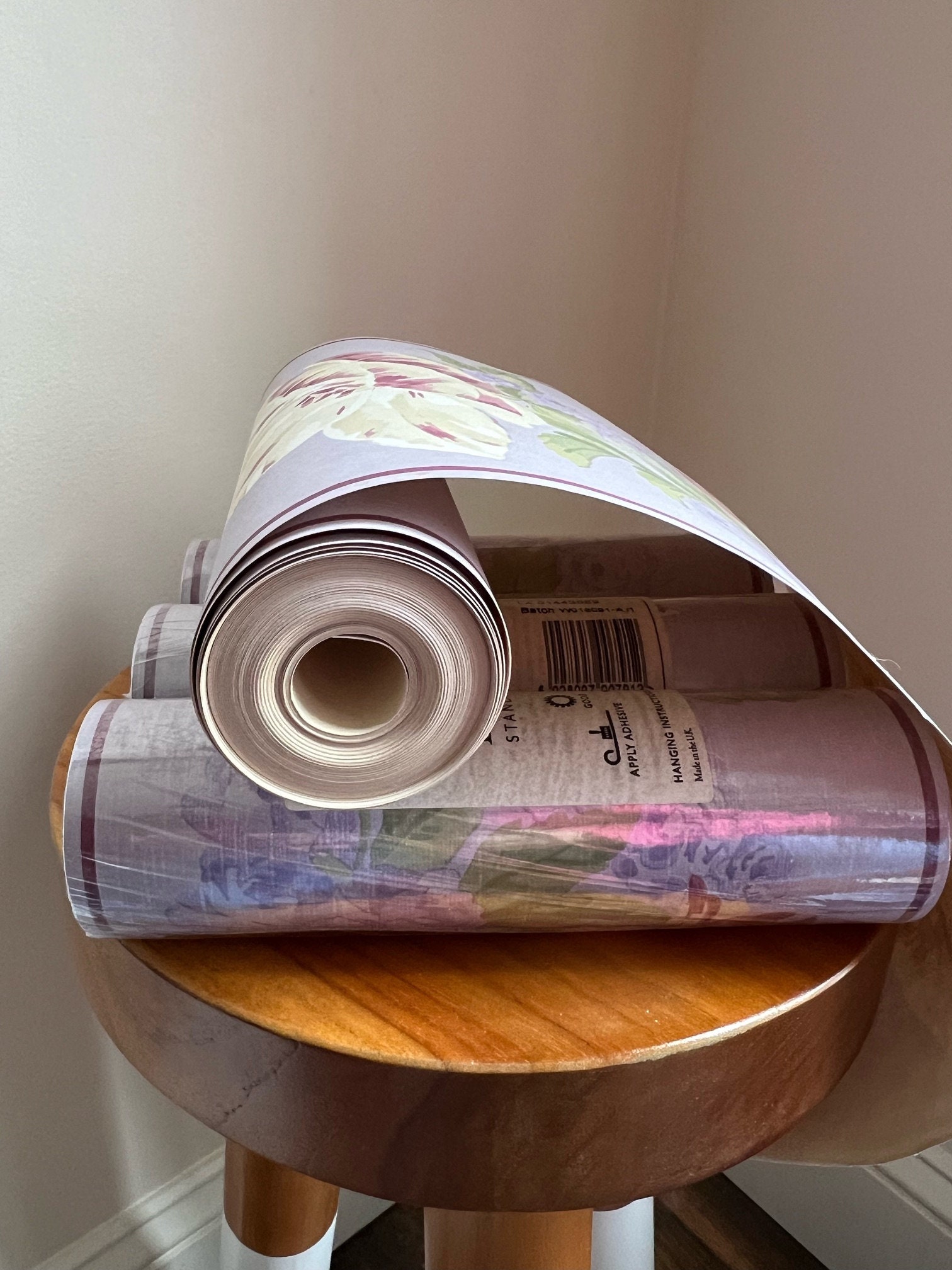 Four Vintage Laura Ashley Wallpaper Border Rolls Made in England for