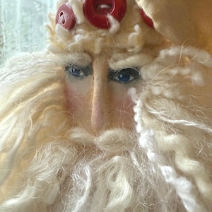 Handmade Primitive Father Christmas RESTORED ~ Olde World Father Christmas ~ Santa Collectible ~ OOAK Santa ~ Handmade Santa ~Christmas Gift
