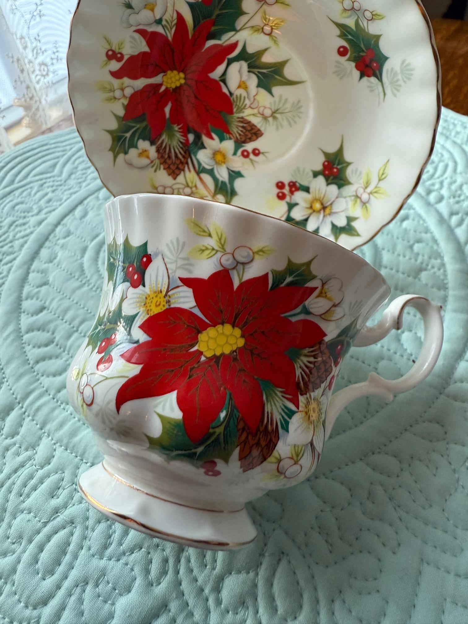【英国ビンテージ】クイーンアン★Noel★クリスマスC/S Queen Anne Noel - Etsy
