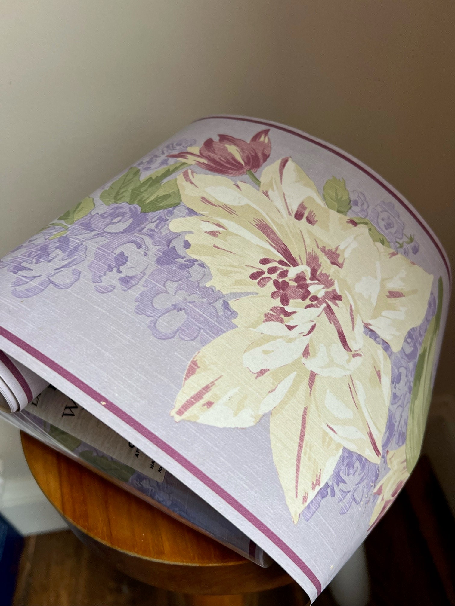 Vintage Laura Ashley Wallpaper Border Rolls Made in England for Laura