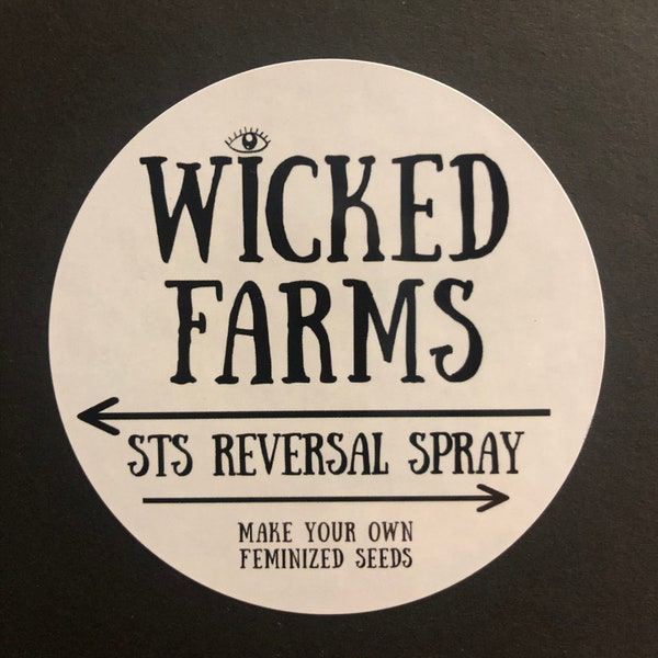 Wicked Farms STS Plant Reversal Spray. For making your own feminized seeds!