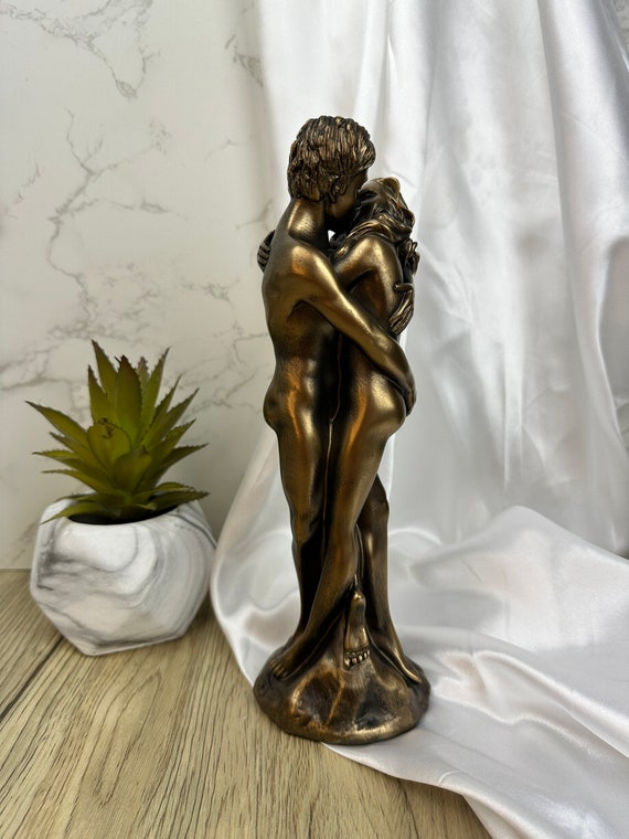 Mystisk Ungkarl sur As One Couple Bronze Figurine love is Blue Sexual Sculpture - Etsy