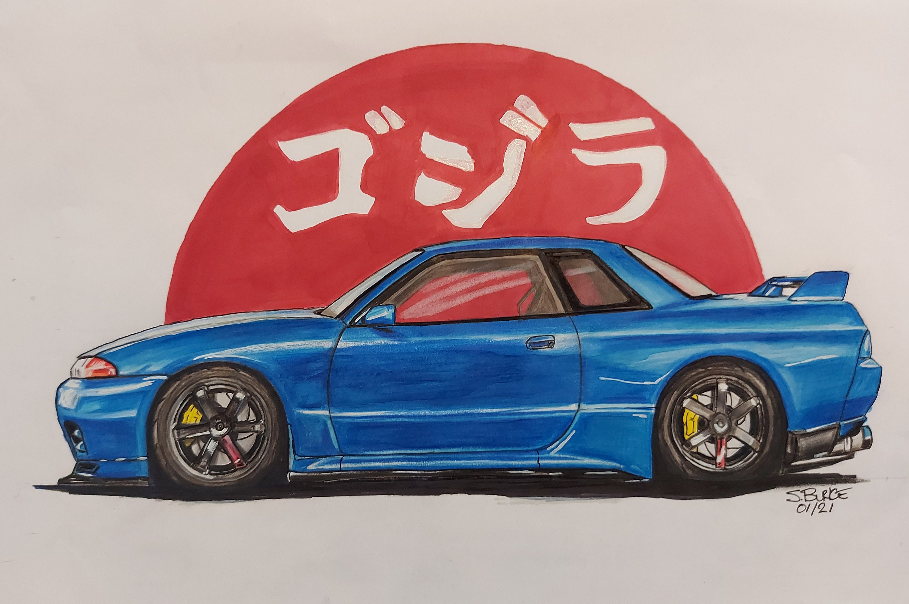 R32 Skyline Aka GODZILLA - Etsy