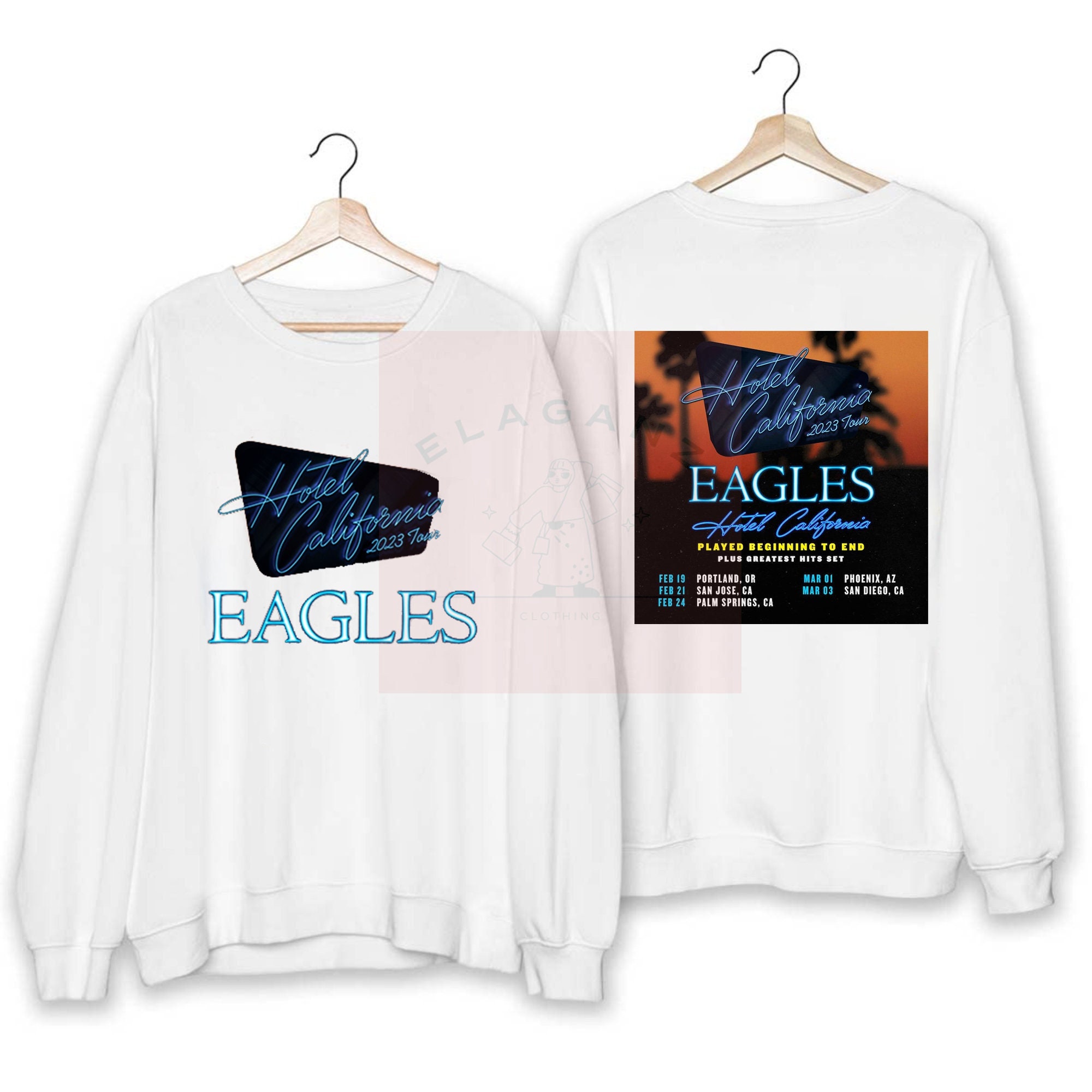 Discover Eagles Tour 2023 Shirt, 2023 Music Tee, Eagles US Tour